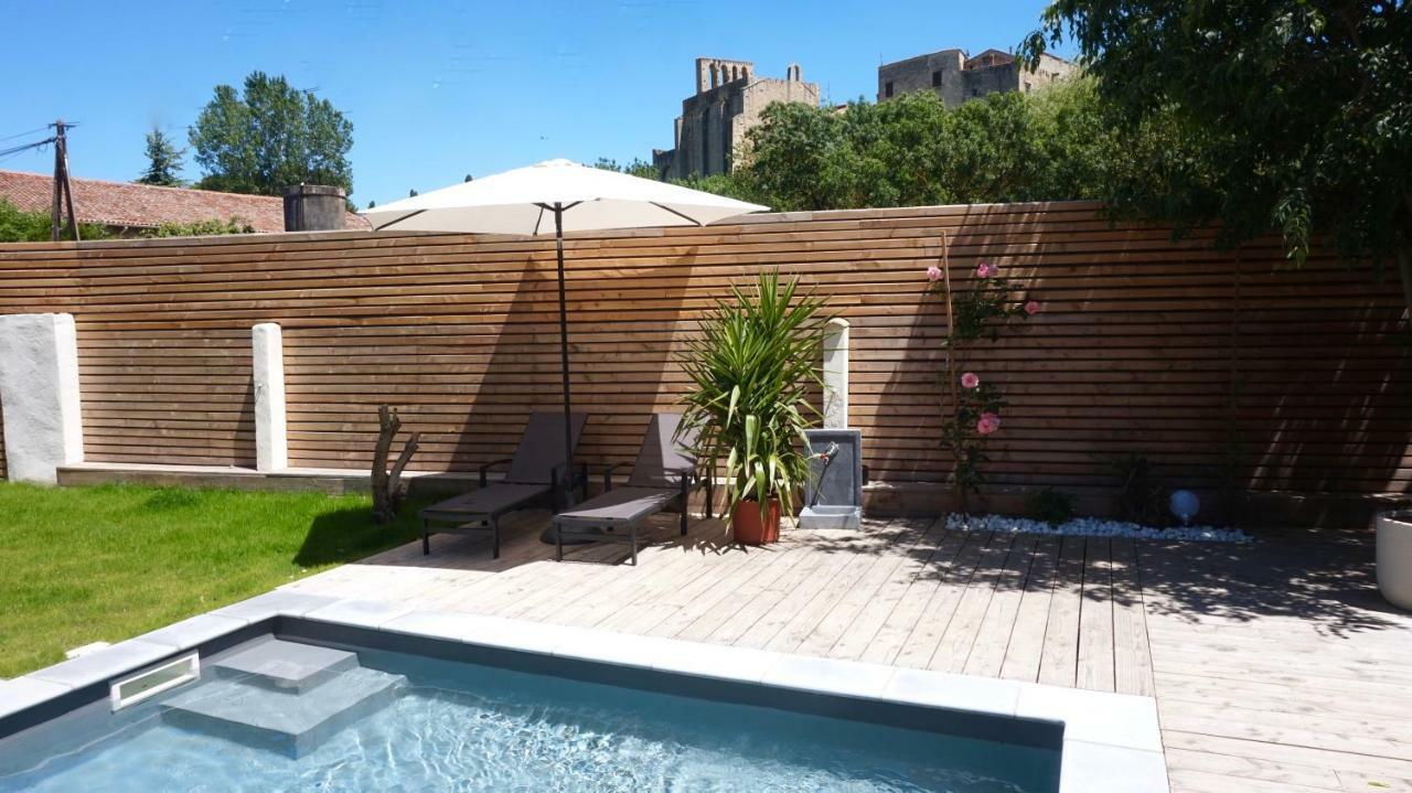La Domitia - Maison D'Hotes, Massages & Bien-Etre Montbazin Exterior foto